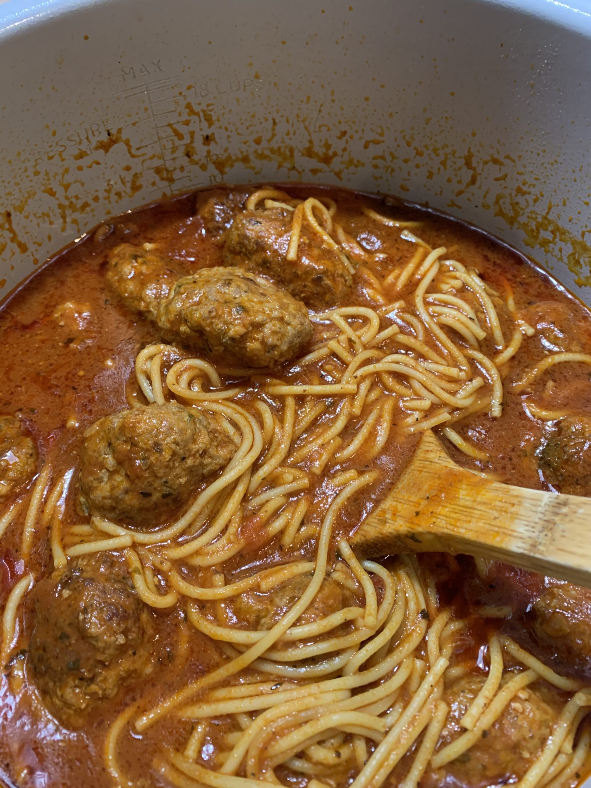 The Easiest Spaghetti and Meatballs Ever – Made with the Ninja 3-in-1  Cooking System